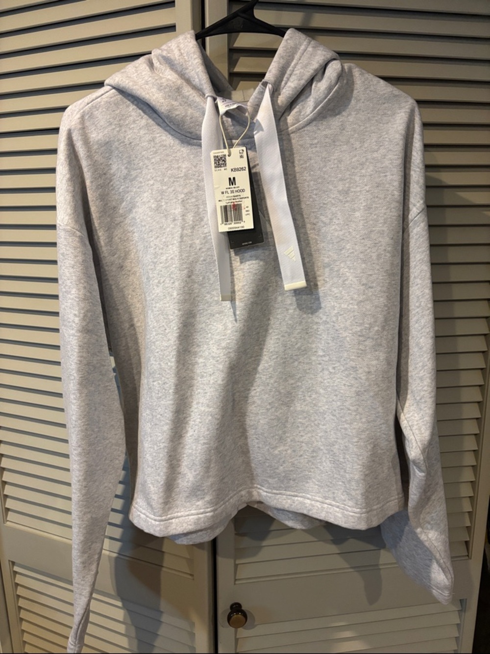 adidas Light Gray Heather Women's Pullover Hoodie